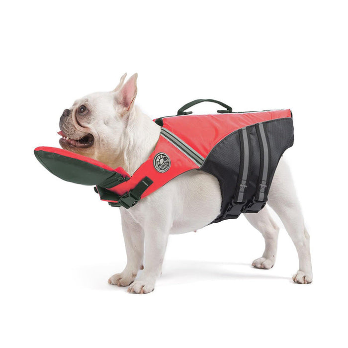Harbor Hound SafeSwim life jacket in Red