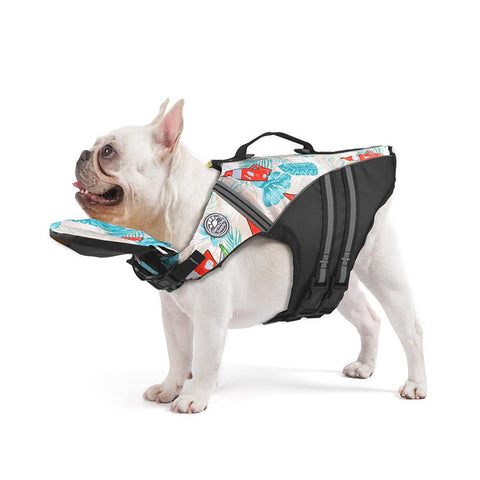 Harbor Hound SafeSwim life jacket in Sailboat