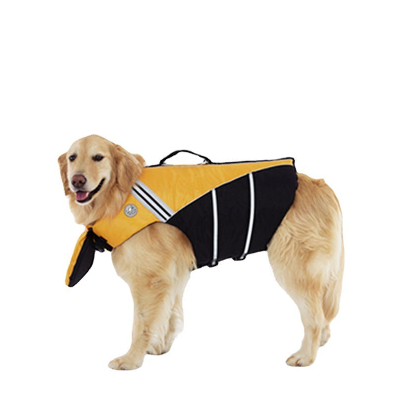 Harbor Hound SafeSwim dog life jacket detail view
