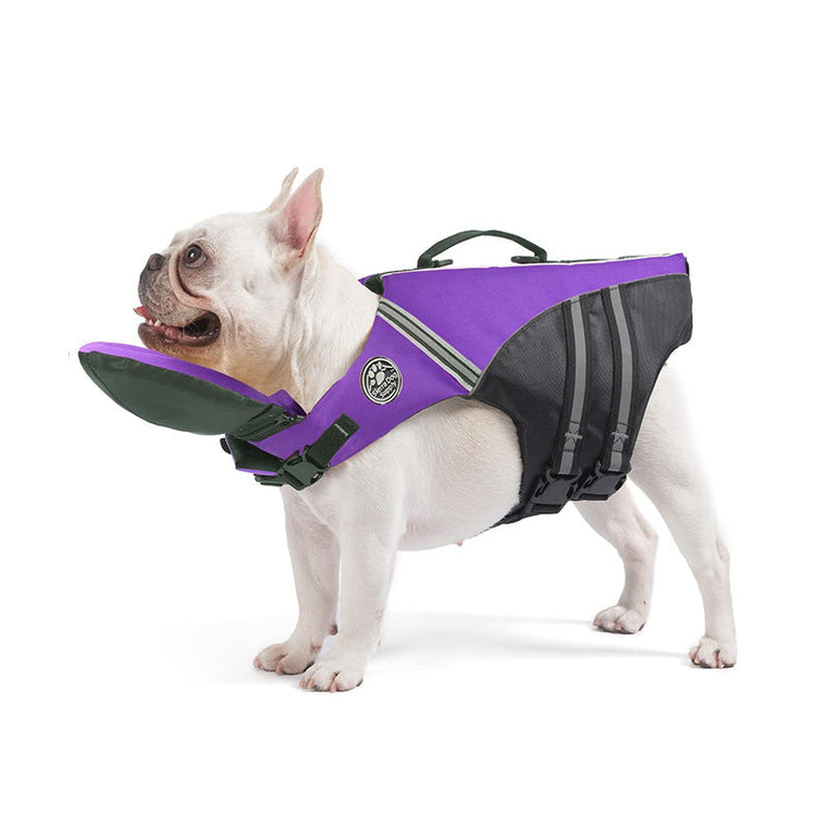 Harbor Hound SafeSwim Dog Life Jacket in Purple