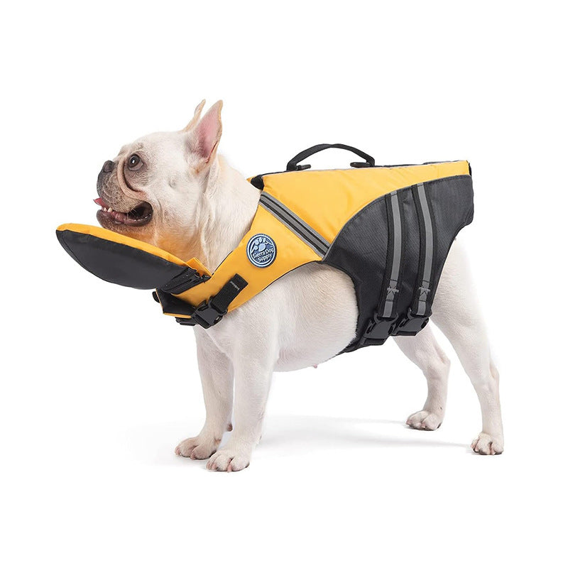 Harbor Hound SafeSwim dog life jacket in Yellow